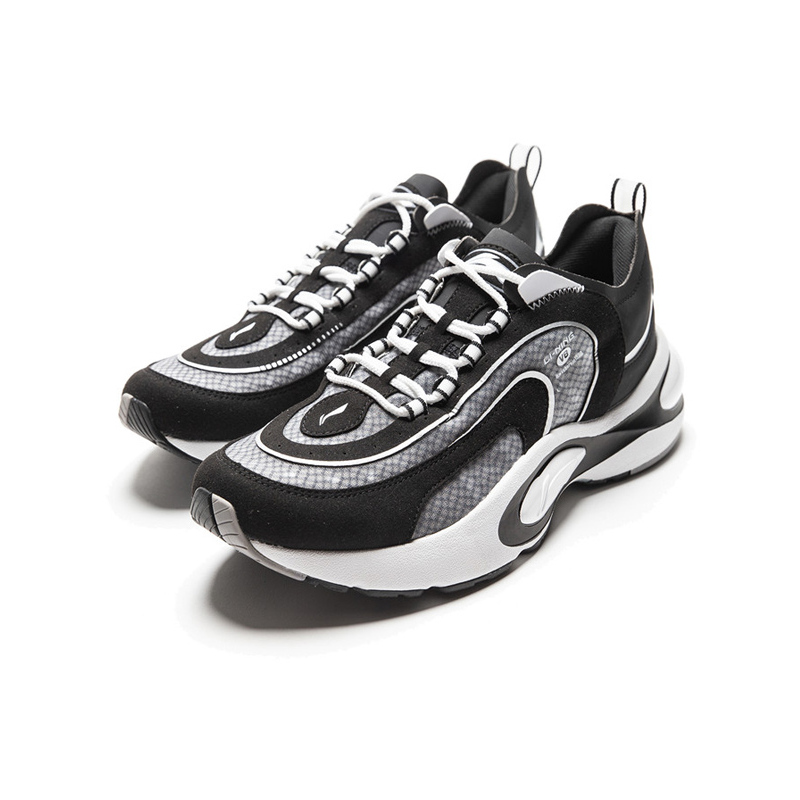 李宁(LI-NING)跑步鞋男士V8云减震潮流时尚防滑耐磨透气休闲运动鞋ARHP093