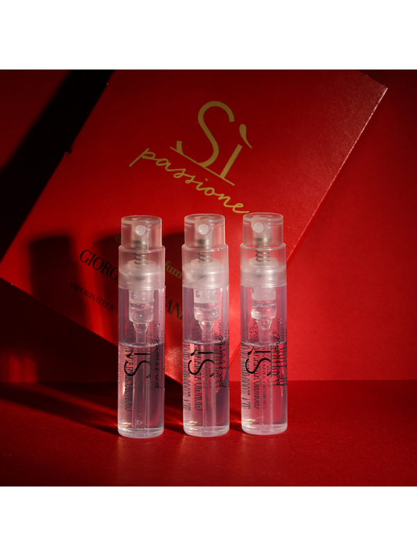 阿玛尼(ARMANI) 红色挚爱Si香迷情挚爱女士香水小样 1.2ml *3