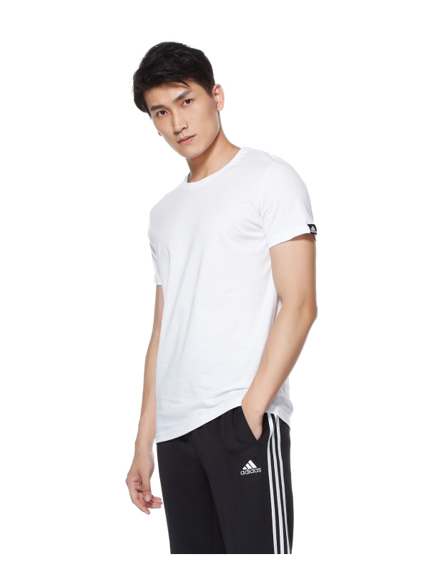 adidas阿迪达斯跆拳道男装短袖运动休闲T恤ADITSG2v-WBU