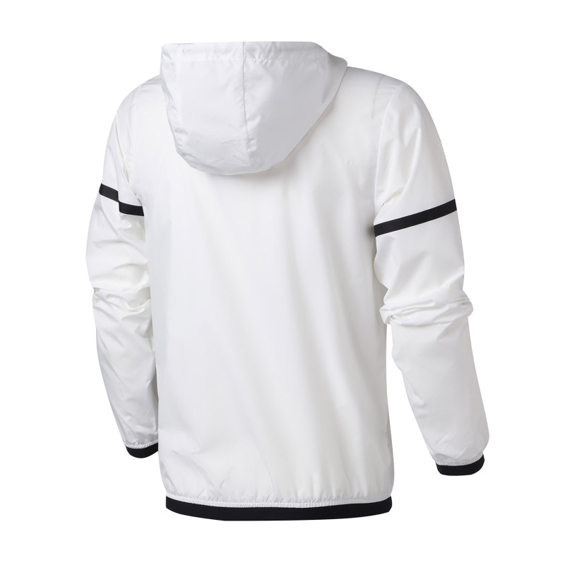 adidas阿迪达斯NEO男子外套夹克连帽休闲运动服DU8156 L DU8156白色