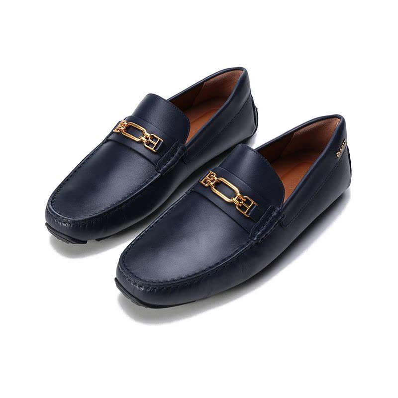 BALLY 巴利 男士牛皮1851马衔扣饰休闲皮鞋乐福鞋 PAMELO图片