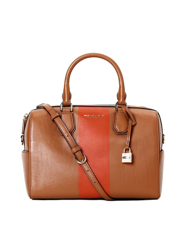 Michael Kors/迈克·科尔斯 女士拼色波士顿手拎斜挎包 30S7GIJU2L 29x19x17CM