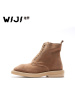 WIJI冬季新款工装风马丁靴休闲个性时尚潮流魅力气质纯色青春女靴