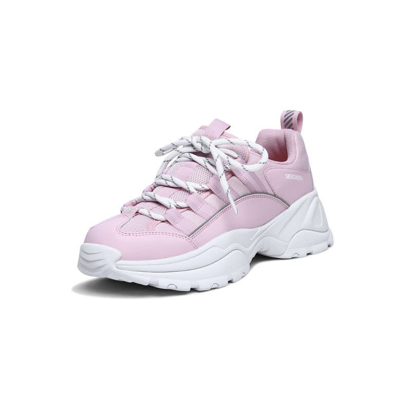 Skechers斯凯奇女鞋新款小白鞋D’LITES厚底增高熊猫鞋老爹鞋13410图片