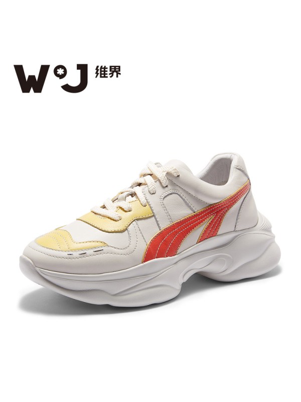 维界2019新款鞋子男韩版时尚运动休闲鞋ins超火鞋潮鞋精神小伙鞋