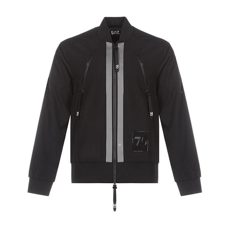 emporio armani ea7 阿玛尼 男士 聚酯纤维立领外套 6hpb38 pn6dz