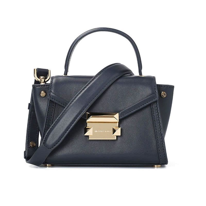 MICHAEL KORS 迈克科尔斯 Whitney 口盖包 单肩包 斜挎包迷你 锁扣光面皮30T8GXIM1L金扣图片