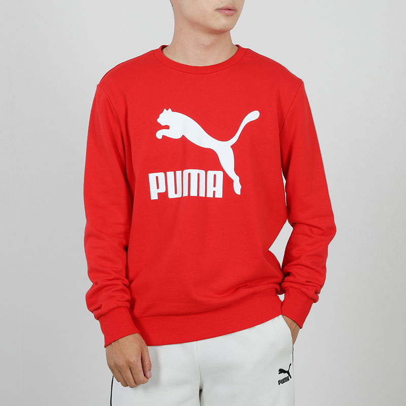 PUMA彪马男装运动服休闲针织圆领卫衣586936