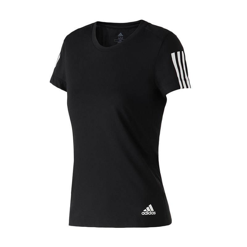 adidas女服短袖T恤跑步健身训练透气休闲运动服DZ8265 L DZ8265黑色