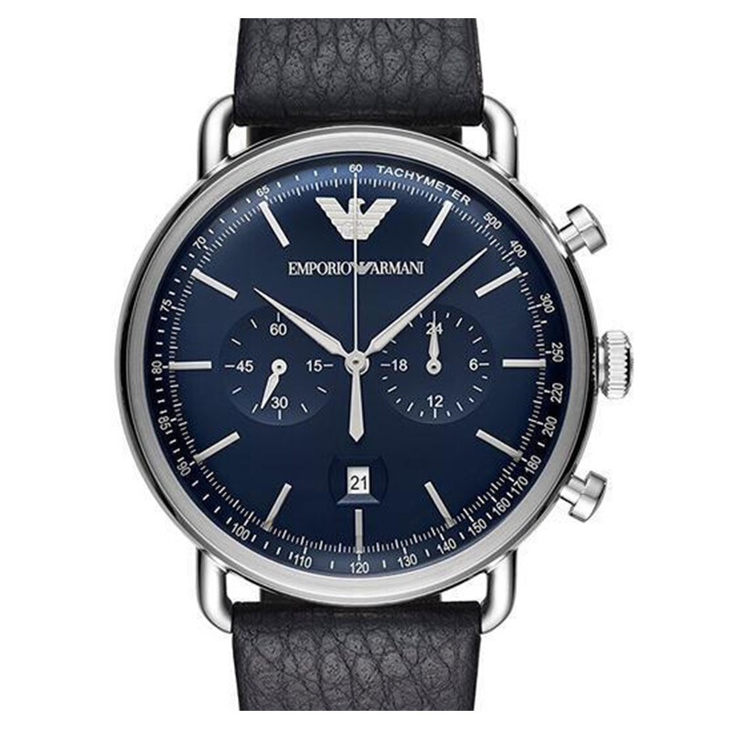 阿玛尼（Emporio Armani) 手表 计时器表休闲商务 运动石英表 男 AR11105
