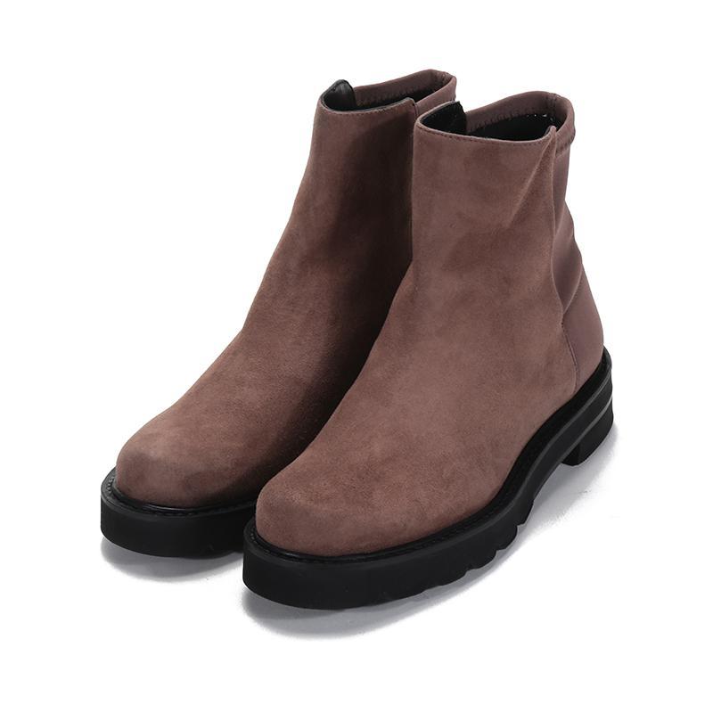 斯图尔特·韦茨曼 STUART WEITZMAN 女士 皮革/织物靴子短靴5050 LIFT BOOTIE