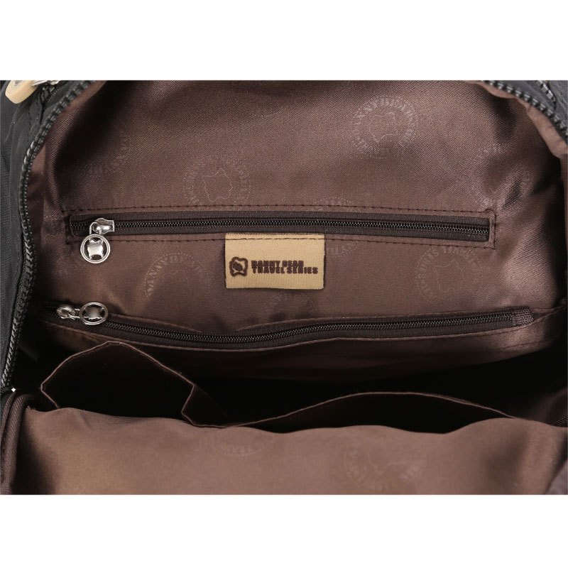 丹尼熊(Danny Bear)经典纯色洗水布双肩背包DBWB7118025-051