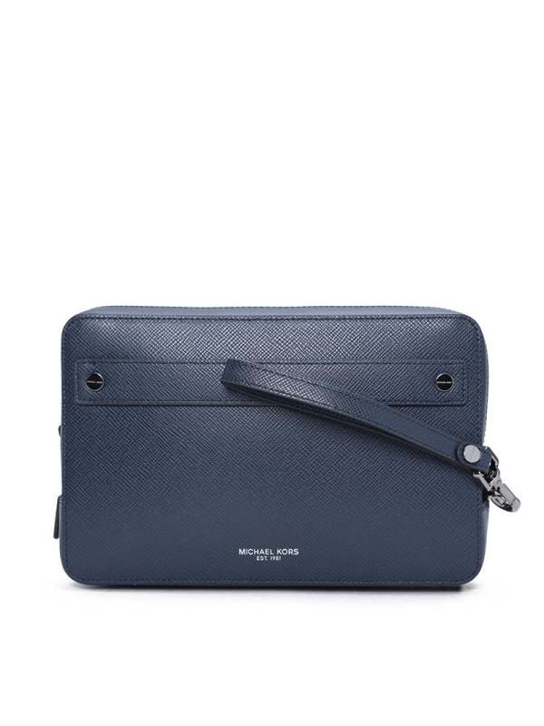 Michael Kors/迈克·科尔斯 男士HARRISON双层拉链手拿包 39F5LHRN6L 22x14x6CM