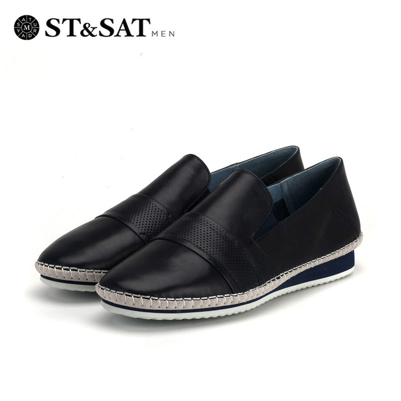 SAT-MEN/星期六牛皮时尚欧美男休闲鞋SS61126364