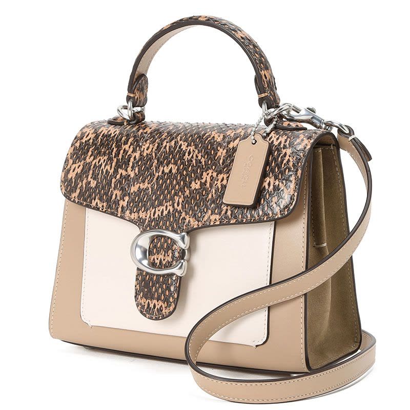 20春夏款 COACH TABBY C扣 手提 单肩斜挎包3787 金扣图片