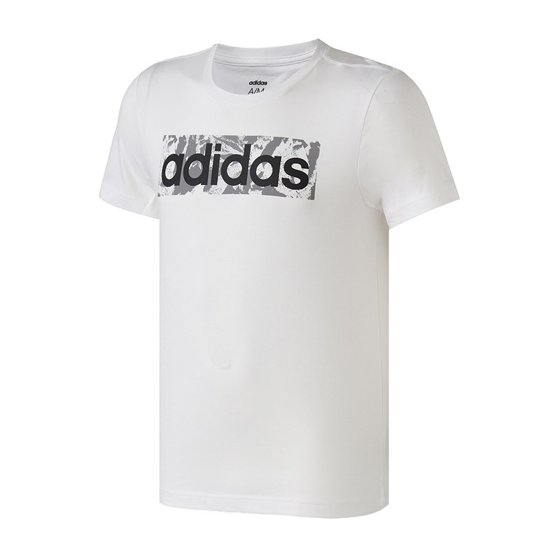 【自营】adidas男服短袖T恤休闲运动服DX2129