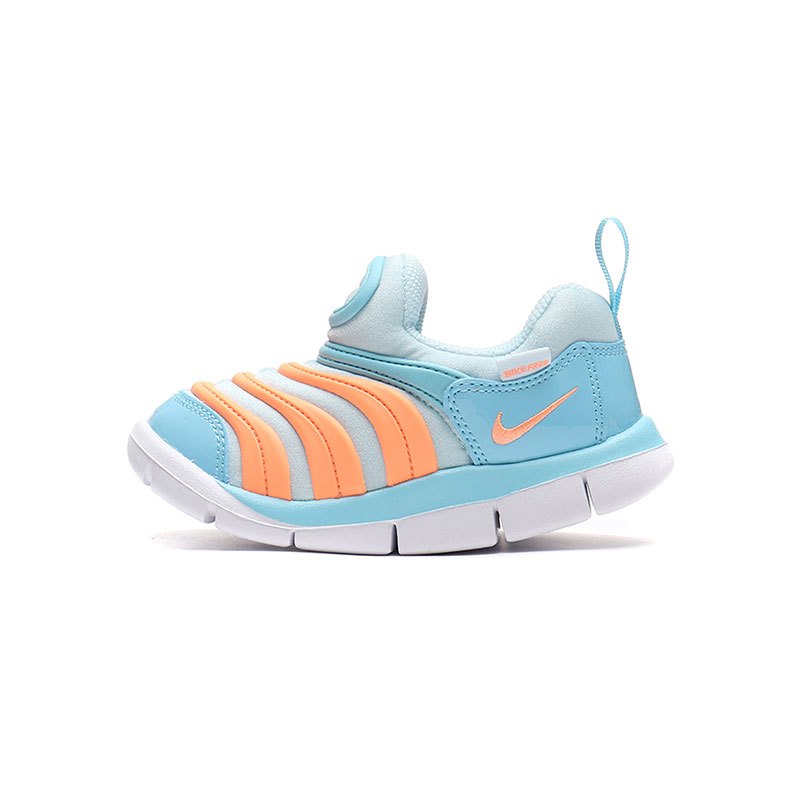 NIKE耐克男女婴童休闲鞋毛毛虫系列舒适轻便运动鞋343938 343938-429薄雾黄玉黄+脉冲橙+视线蓝+