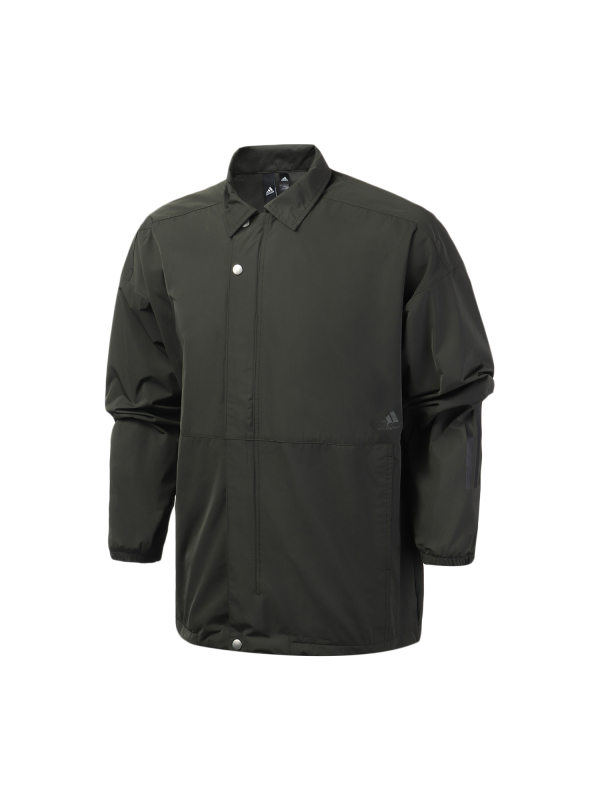 【自营】阿迪达斯男服外套翻领教练夹克休闲运动服ED1927