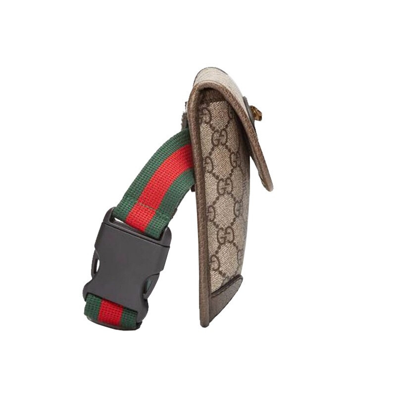 gucci古驰高级人造帆布腰包虎头差包男女包双g纹胸包斜挎相机包百搭