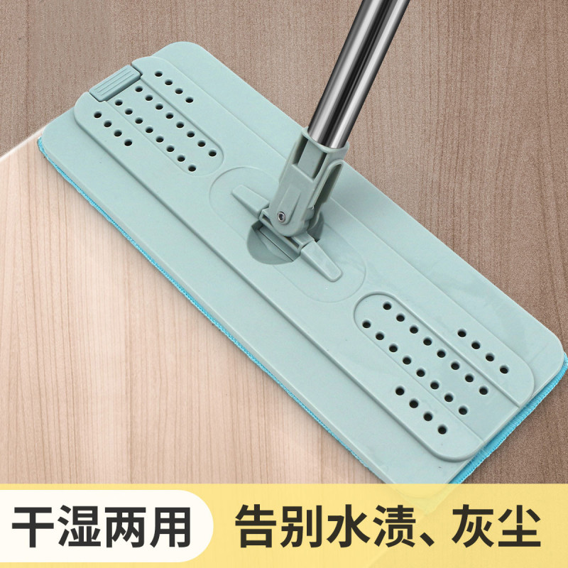 单爱 免手洗平板拖把 家用一拖净拖布懒人拖地神器 刮刮乐地板瓷砖