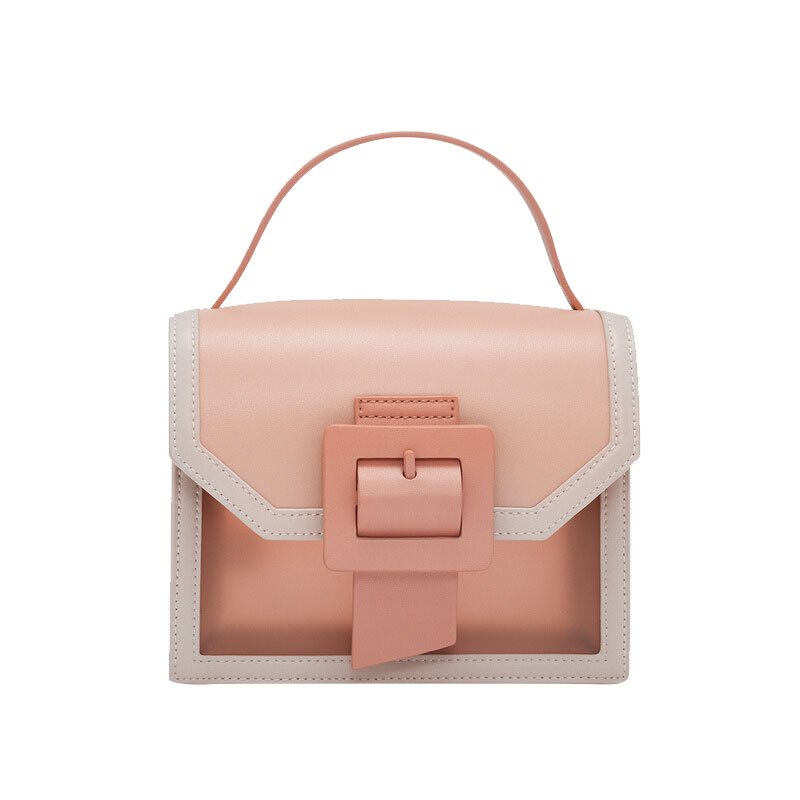 CHARLES＆KEITH 小ck2020新品CK2-50150909方扣拆带饰手提单肩包女果冻包