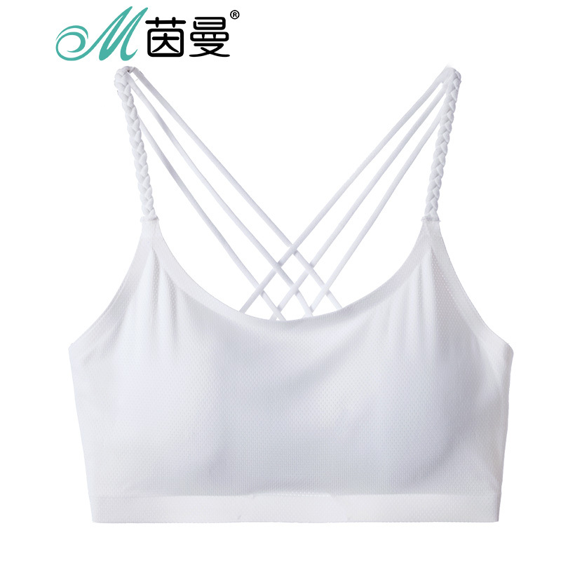 茵曼内衣舒适性感美背吊带运动学生女抹胸裹胸文胸 9882432049