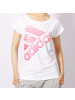 adidas阿迪达斯女T恤运动休闲训练针织透气圆领短袖-B30566