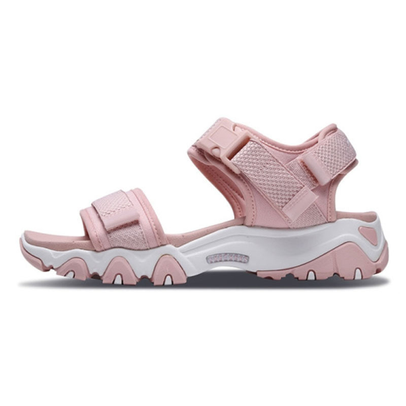 skechers斯凯奇女鞋lites休闲凉鞋厚底沙滩鞋88888160