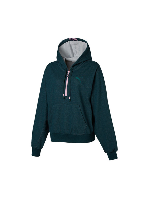 puma彪马卫衣女装春季时尚运动服跑步健身休闲舒适透气连帽套头衫517384-06