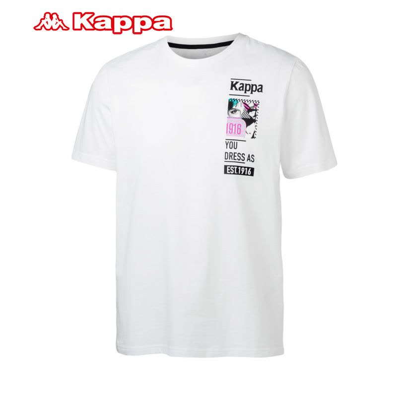 Kappa卡帕男运动短袖休闲T恤半袖运动短袖|K0815TD66D图片