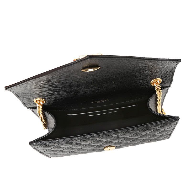 预售 圣罗兰YSL ENVELOPE 小号 信封粒面压花 链条包 女士单肩包 600195 金链图片