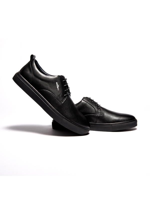 柒牌seven男装2020秋新款男鞋商务时尚百搭休闲真皮皮鞋