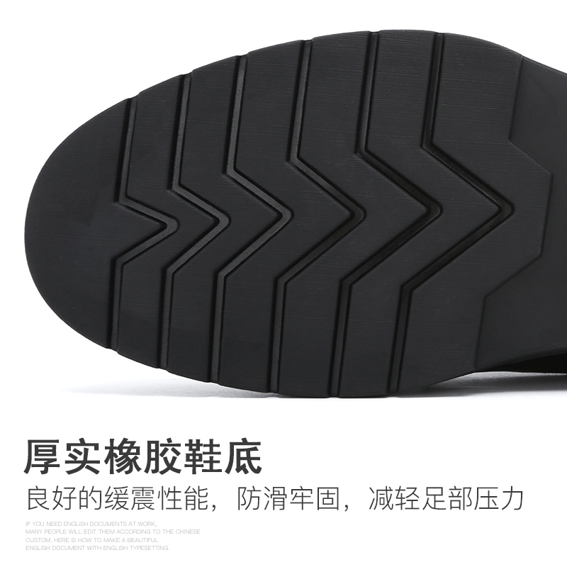 木林森马丁男靴子2019秋季英伦风高帮男鞋冬季工装靴中帮真皮短靴
