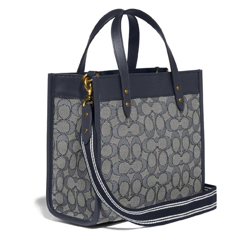 COACH 蔻驰 FIELD TOTE TOTE包 手提包单肩包 LOGO印花 织物拼皮 C3865图片