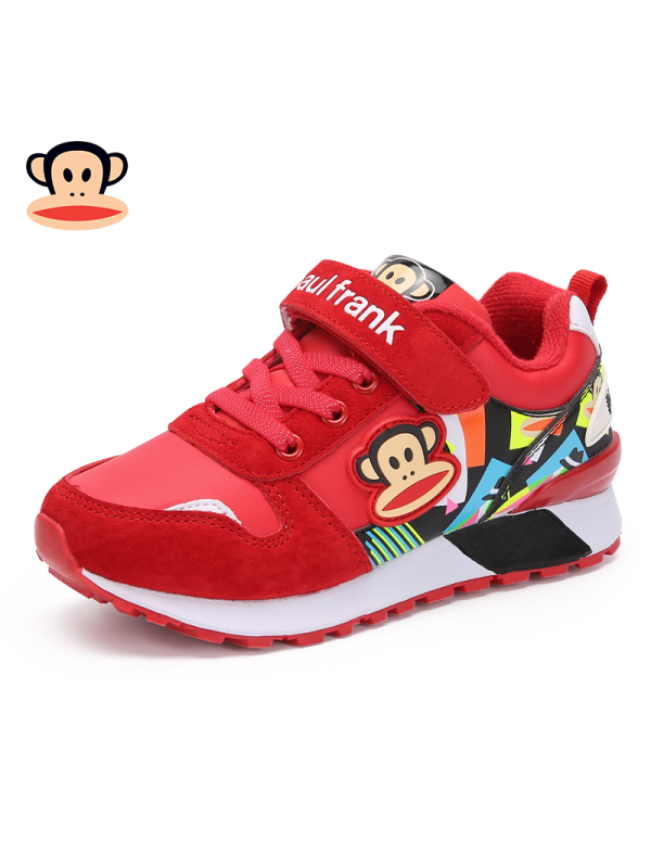 大嘴猴童鞋男童棉鞋2018秋冬季保暖二棉鞋子潮跑步鞋女运动鞋