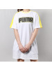 PUMA彪马女子白色长款短袖休闲运动连衣裙579534-02