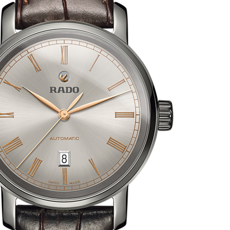 雷达rado瑞士手表钻霸系列时尚休闲简约商务自动机械女士手表r