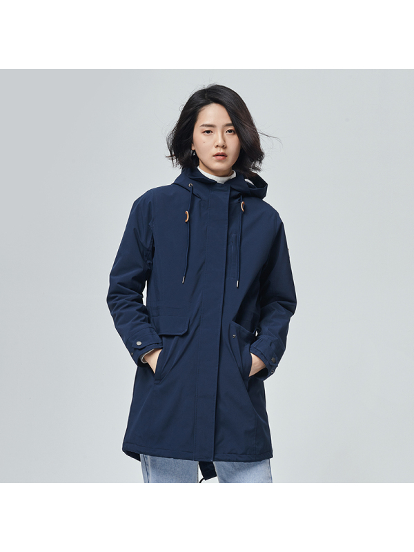 （OUTDOORPRODUCTS）运动户外女式羊羔绒外套防风防泼水保暖连帽外套1942001