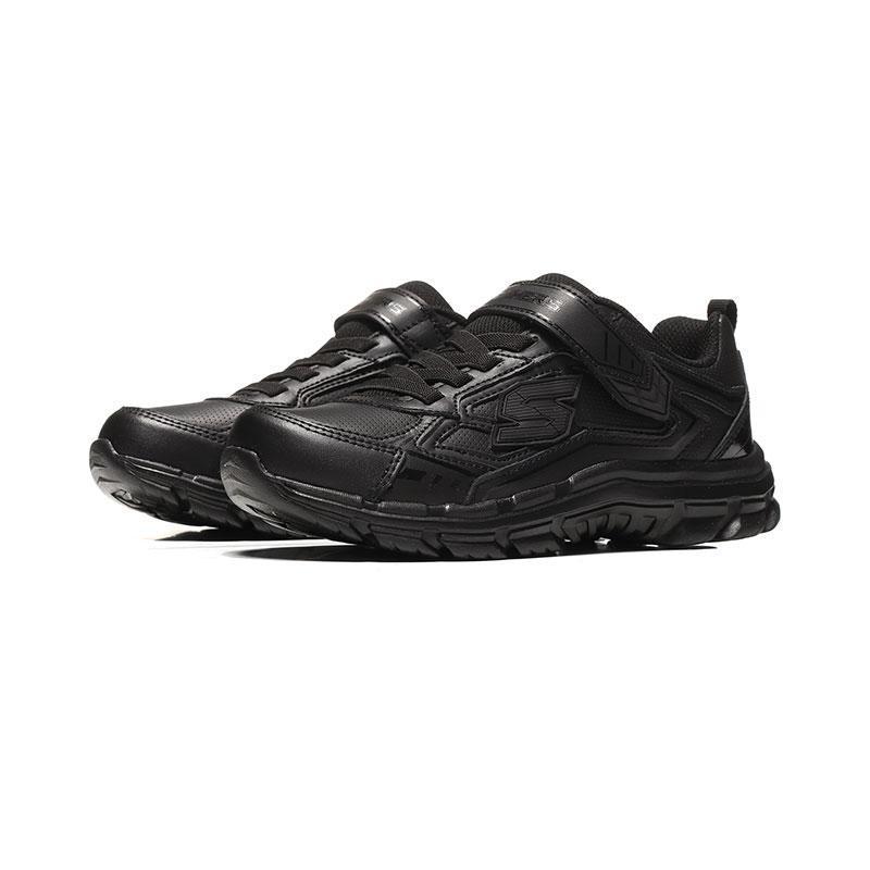 Skechers斯凯奇童鞋休闲鞋厚底舒适轻质男童运动鞋95357L 95357L/BBK全黑色