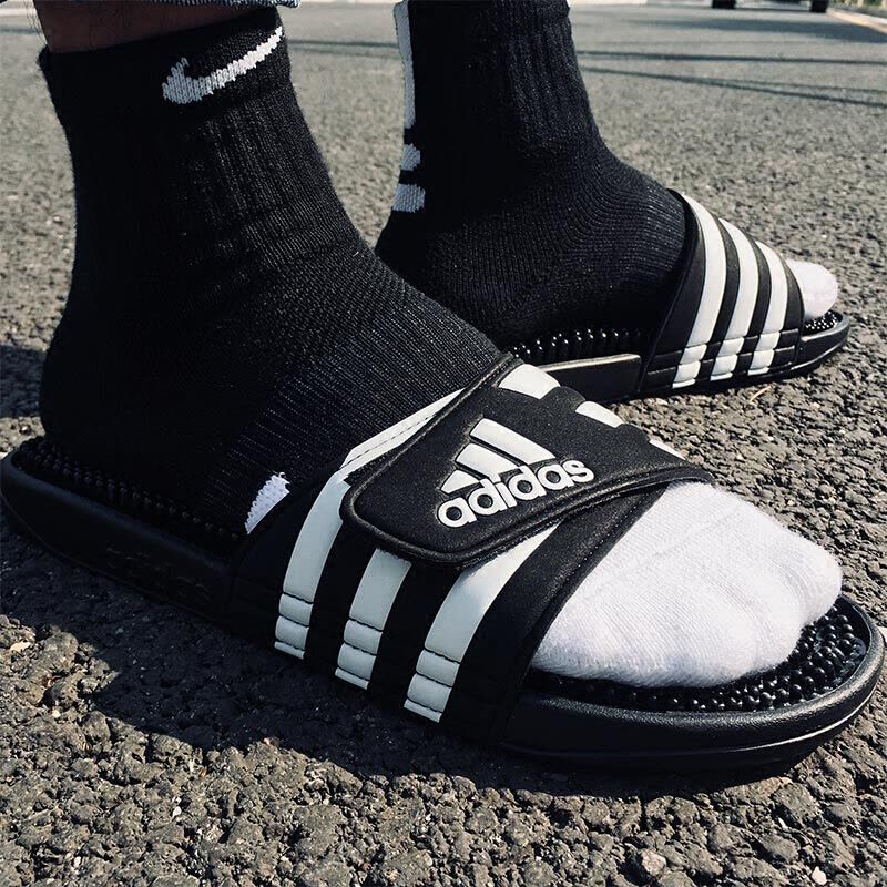 Adidas阿迪达斯男鞋季运动鞋休闲魔术贴防滑耐磨凉拖鞋78260图片