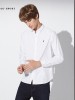 polo sport 长袖衬衫男男士免烫韩版修身商务长袖衬衣青年休闲秋季新品 白色
