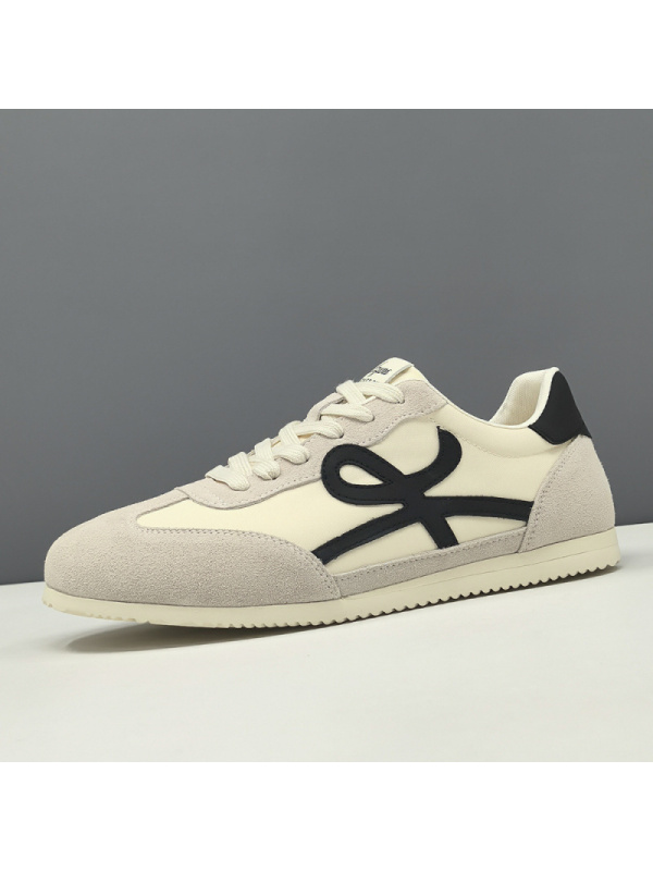 春夏透气真皮板鞋男款潮流百搭鞋子欧洲站男士高端轻奢拼色休闲鞋