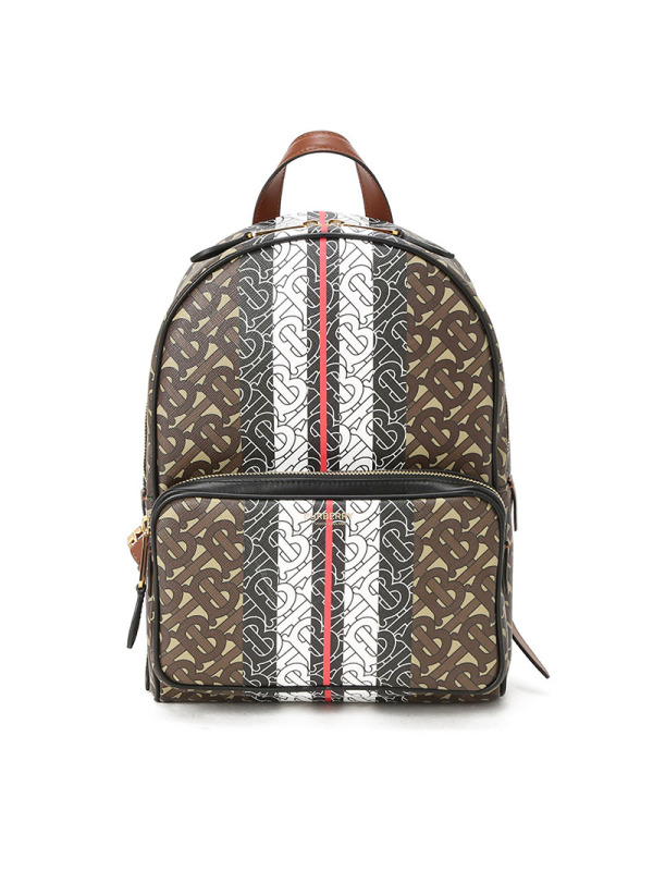 预售 博柏利 BURBERRY 专属标识 双肩包 TB标识TB LOGO织物 运动休闲包 8019346金扣