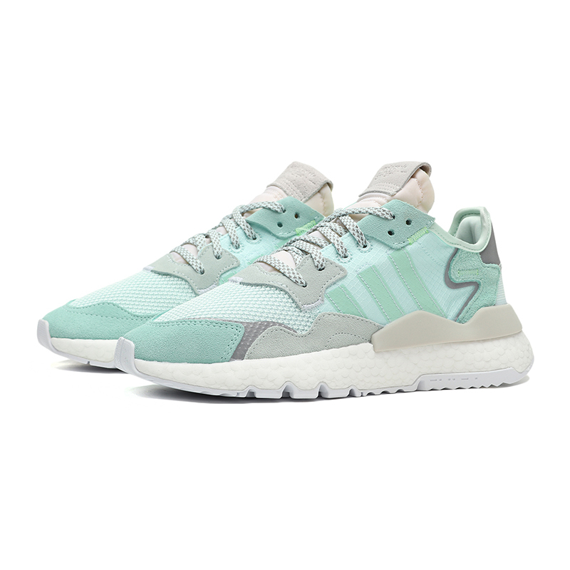 adidas阿迪达斯三叶草女鞋nitejogger时尚经典休闲鞋运动鞋f33837视频