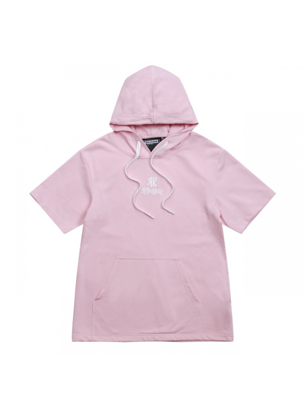 马克华菲潮牌RESHAKE华菲型格男装2019春新款情侣连帽卫衣短袖潮男