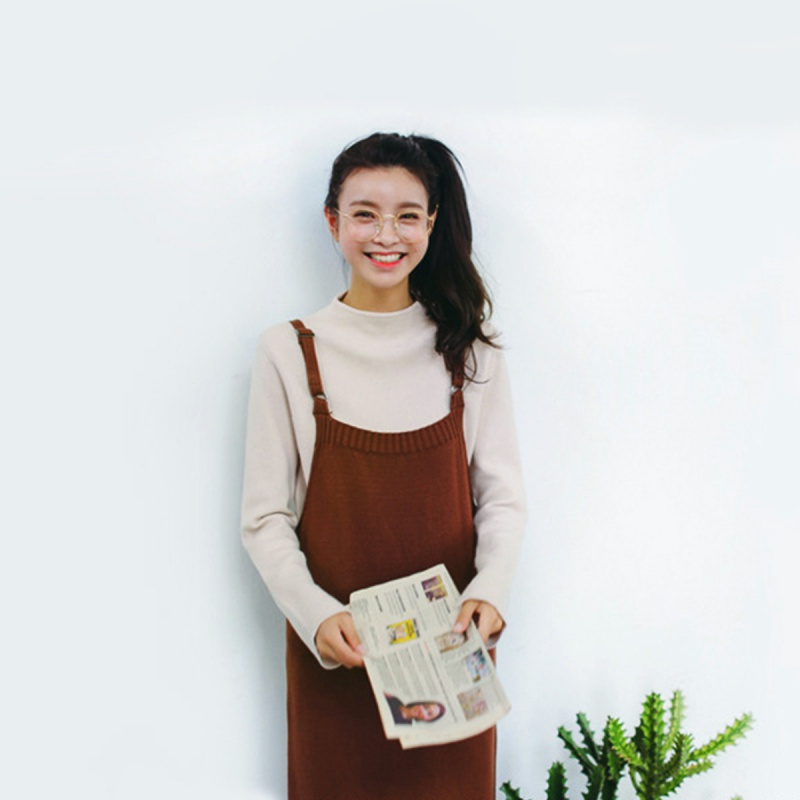 如熙女款毛衣长袖针织衫韩版修身半高领打底衫内搭短款套头毛衣