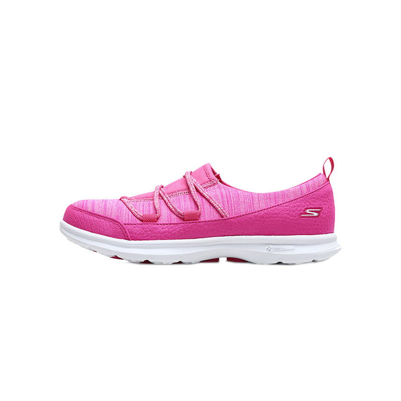 skechers斯凯奇舒适运动女鞋松紧带轻盈缓震健步休闲鞋14348