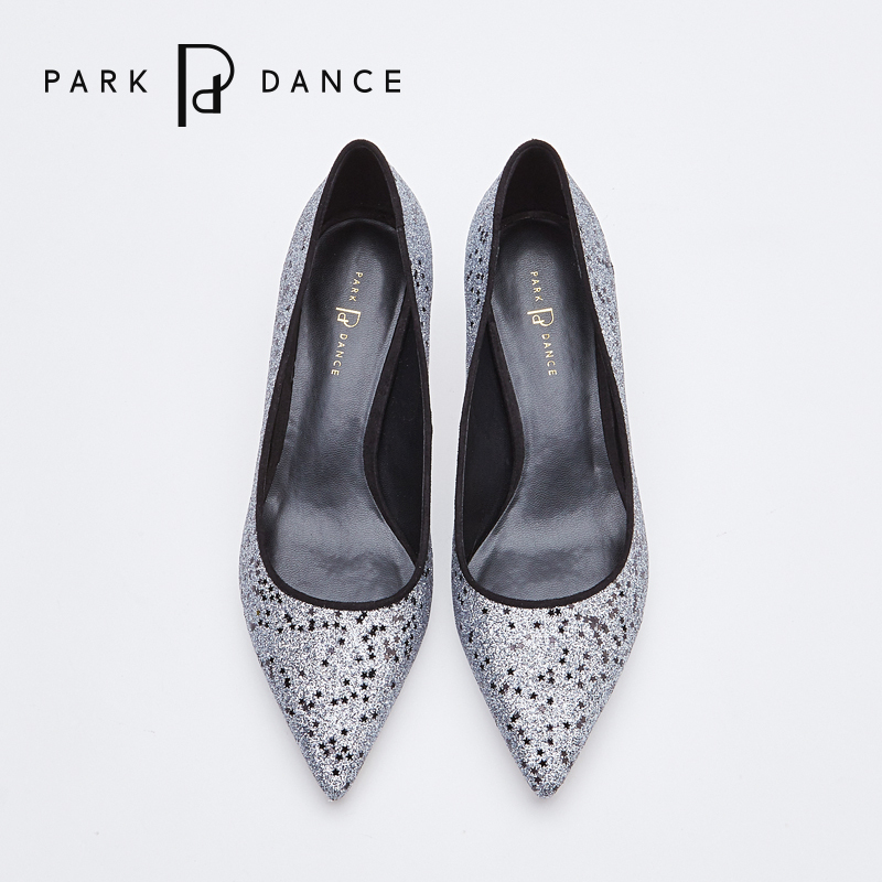park dance 格利特小猫跟女鞋 浅口尖头单鞋中高跟鞋