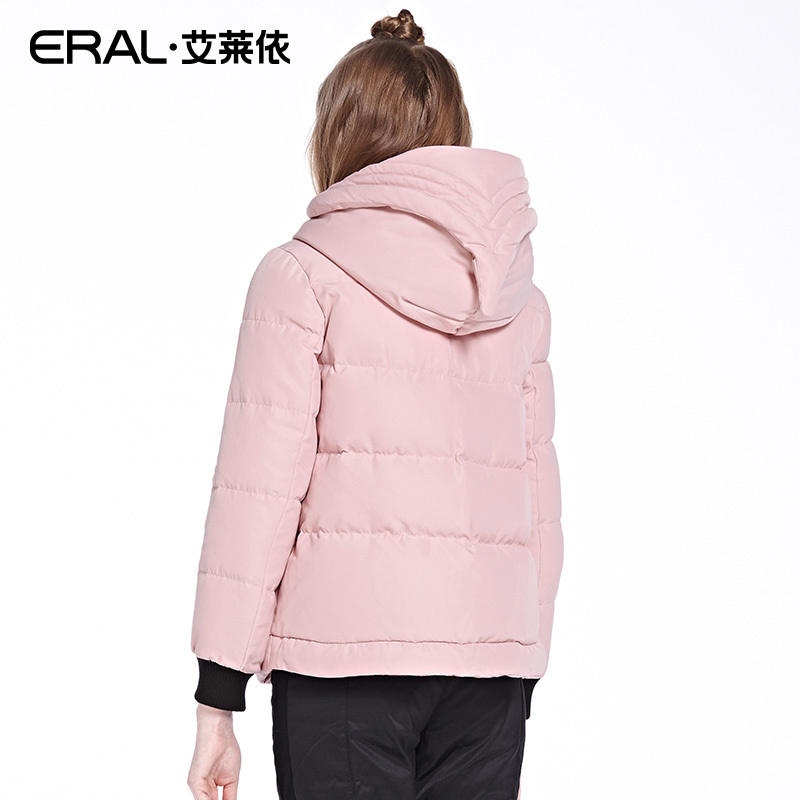 ERAL/艾莱依冬装女巫帽可爱加厚羽绒服女短款潮12009-EDAA