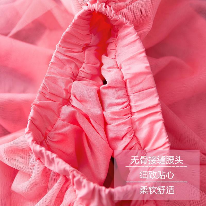 boatmouse船鼠童装女童短裙夏装 春秋儿童半身裙蓬蓬纱裙女宝宝裙子